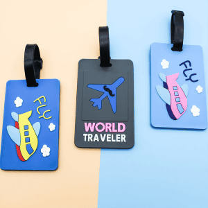 luggage tag karet custom